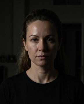 Bad scan photo example: harsh shadows and low light — illustrative AI rendering